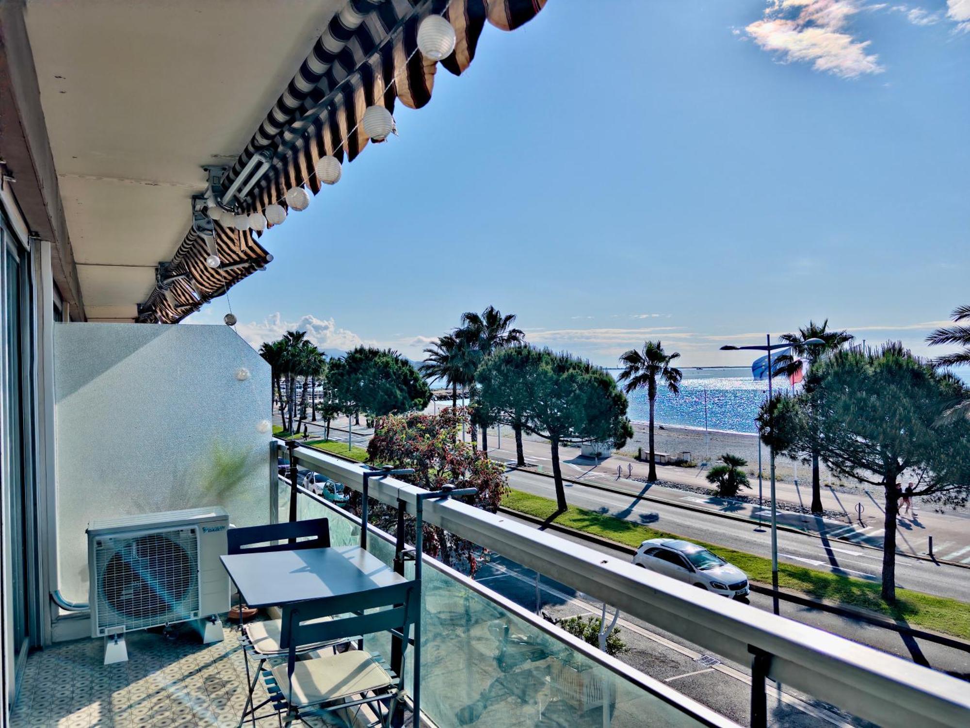 Panoramic Sea View Studio 24H Checkin Кань-сюр-Мер Екстер'єр фото