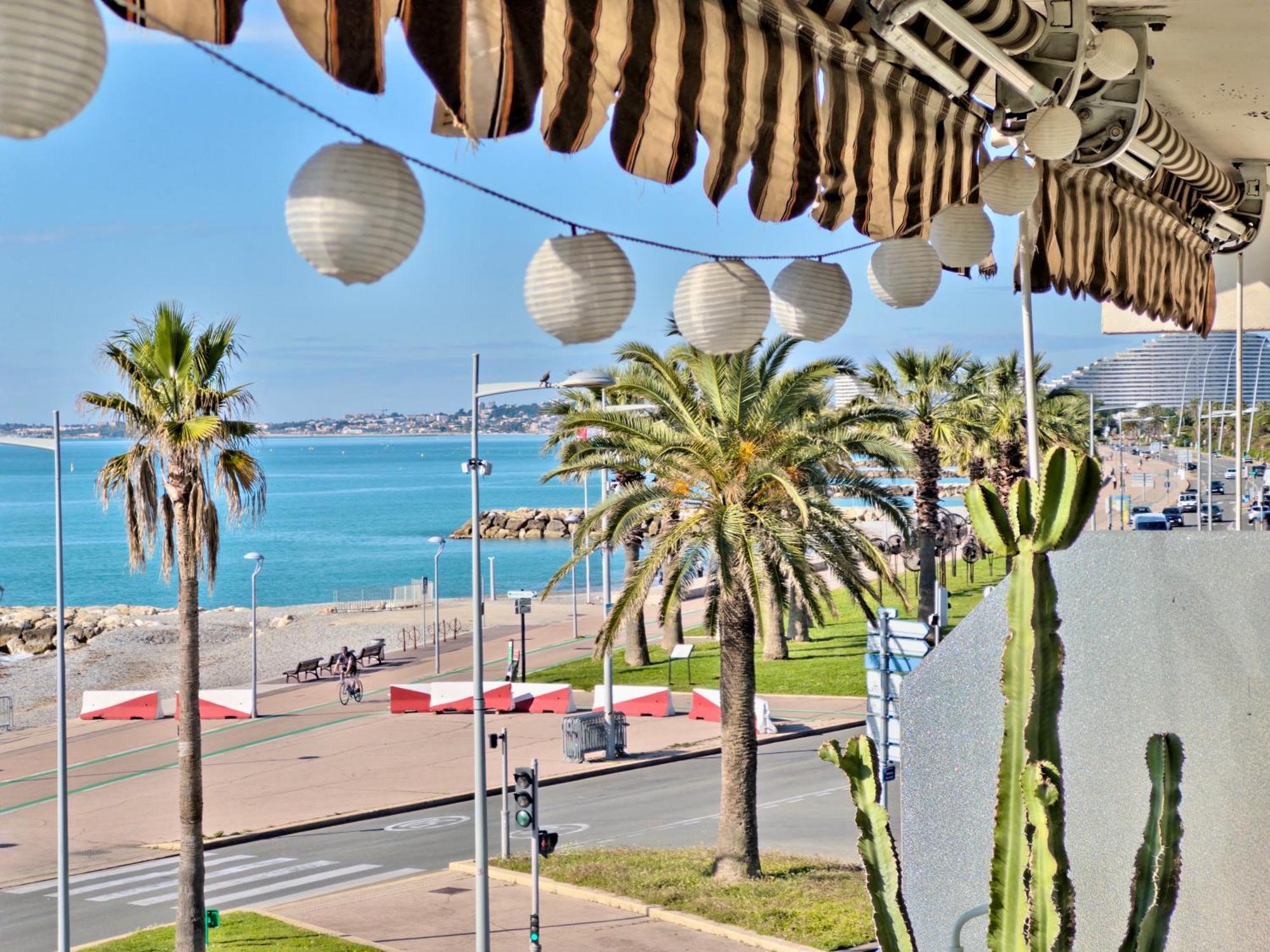 Panoramic Sea View Studio 24H Checkin Кань-сюр-Мер Екстер'єр фото