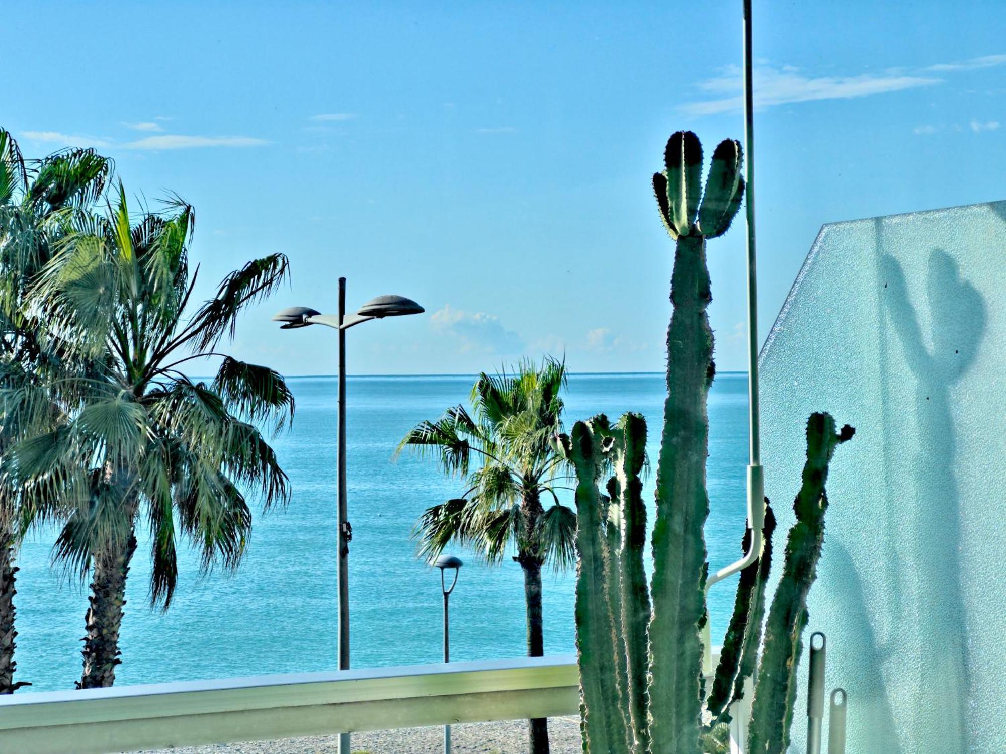 Panoramic Sea View Studio 24H Checkin Кань-сюр-Мер Екстер'єр фото