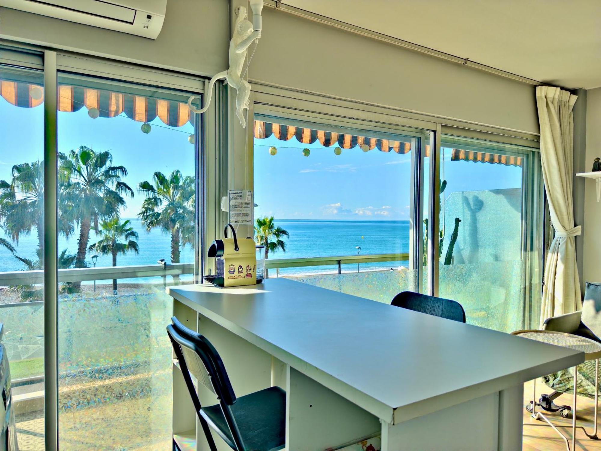 Panoramic Sea View Studio 24H Checkin Кань-сюр-Мер Екстер'єр фото